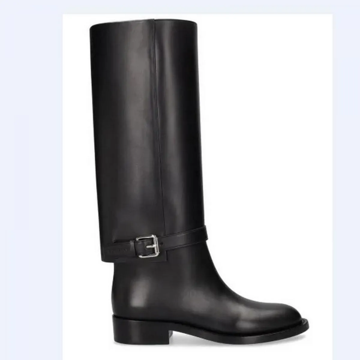 2024 Moda Punta Rotonda Donne Stivali Alti Al Ginocchio Vera Pelle di Spessore Medlow Piattaforma Tacchi Casual Scarpe da Festa