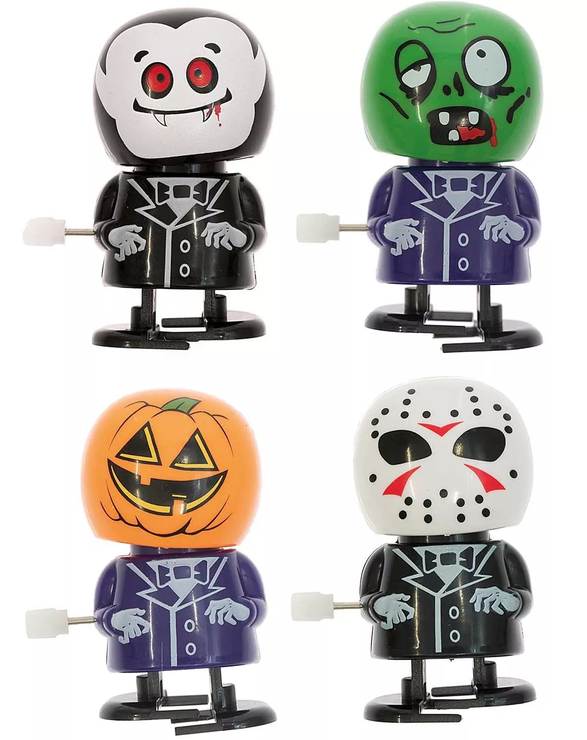 4 mostri di Halloween da caricare fino a 6 cm