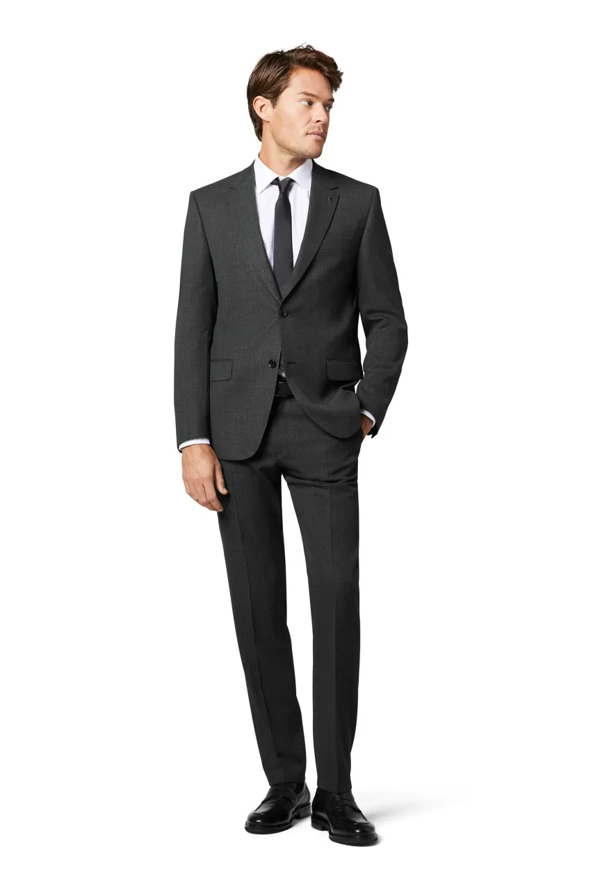 Abito verde scuro digel drop sei modern fit lana stretch