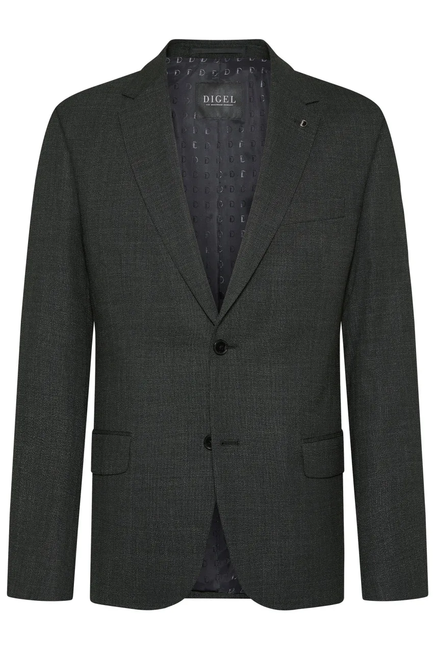 Abito verde scuro digel drop sei modern fit lana stretch