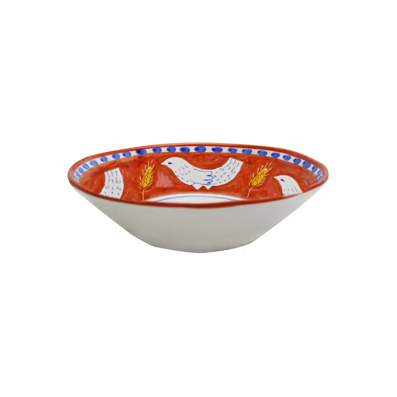 Arcucci Materia piuma arancio piatto fondo 23 cm
