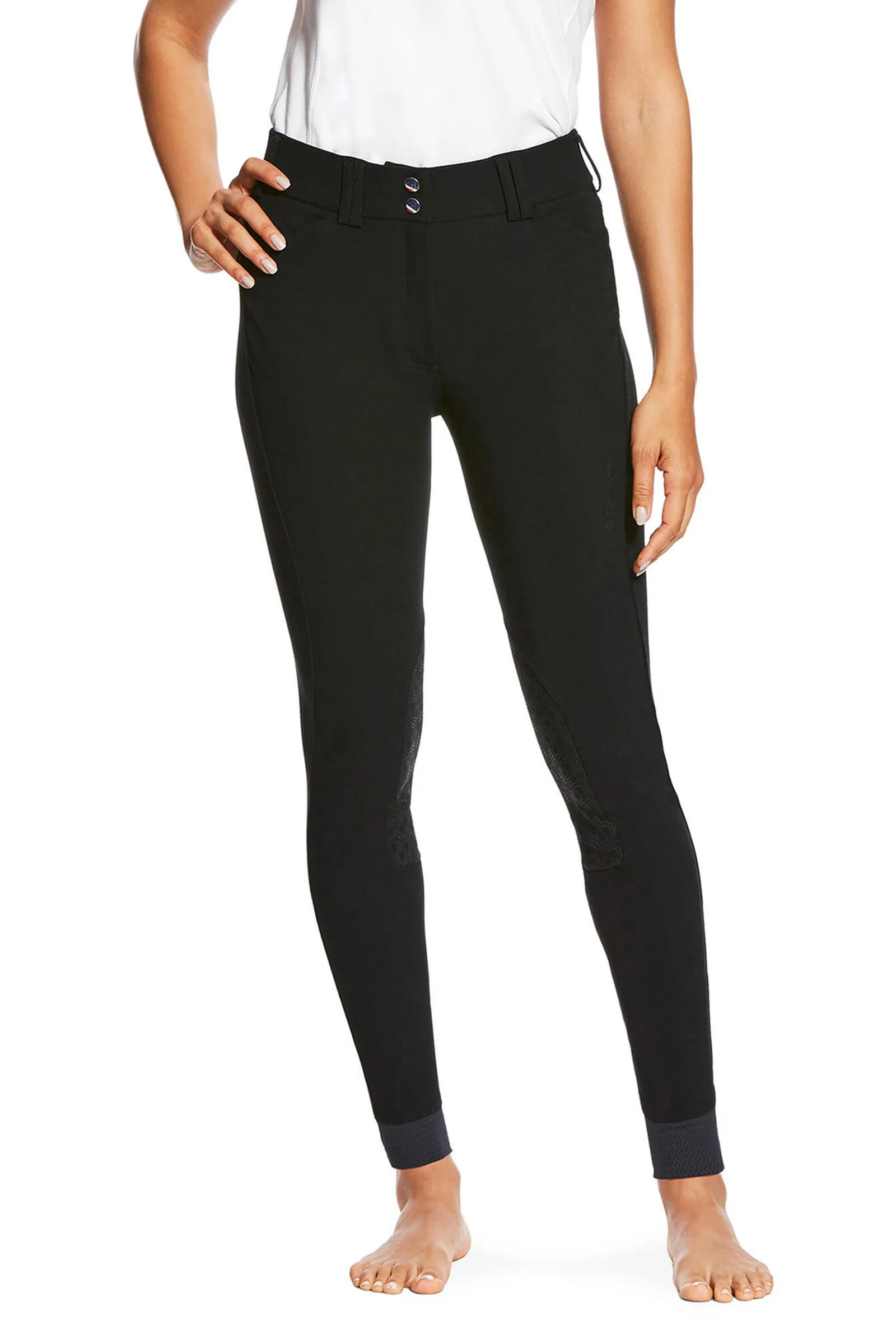 Ariat Tri Factor Pantaloni da equitazione con patch al ginocchio per donna