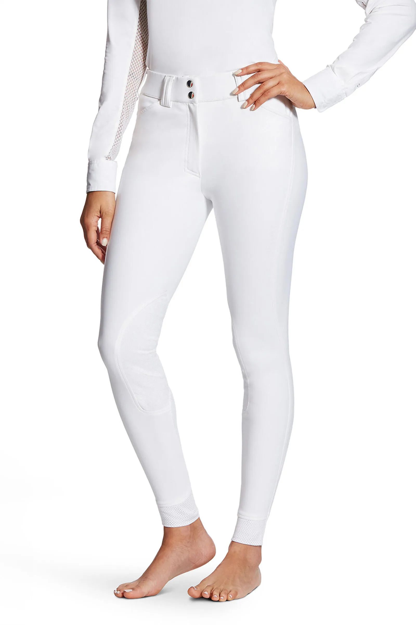 Ariat Tri Factor Pantaloni da equitazione con patch al ginocchio per donna