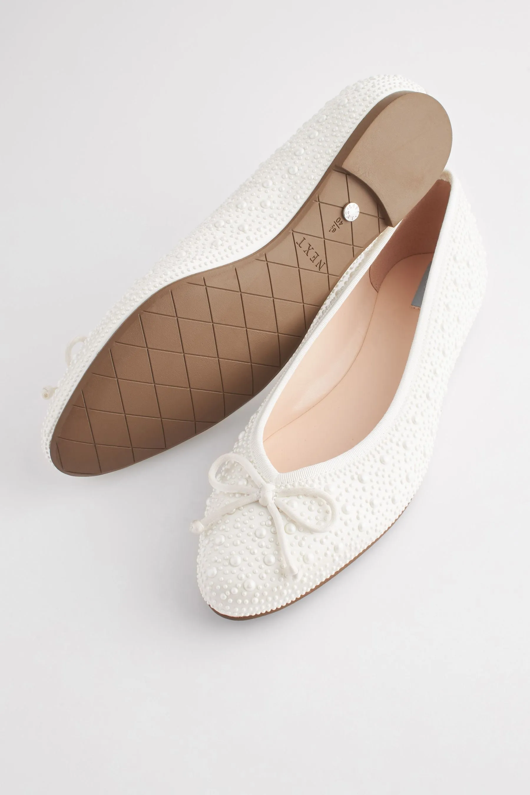 Avorio  - Forever Comfort - Ballerine da sposa con perle Scarpe