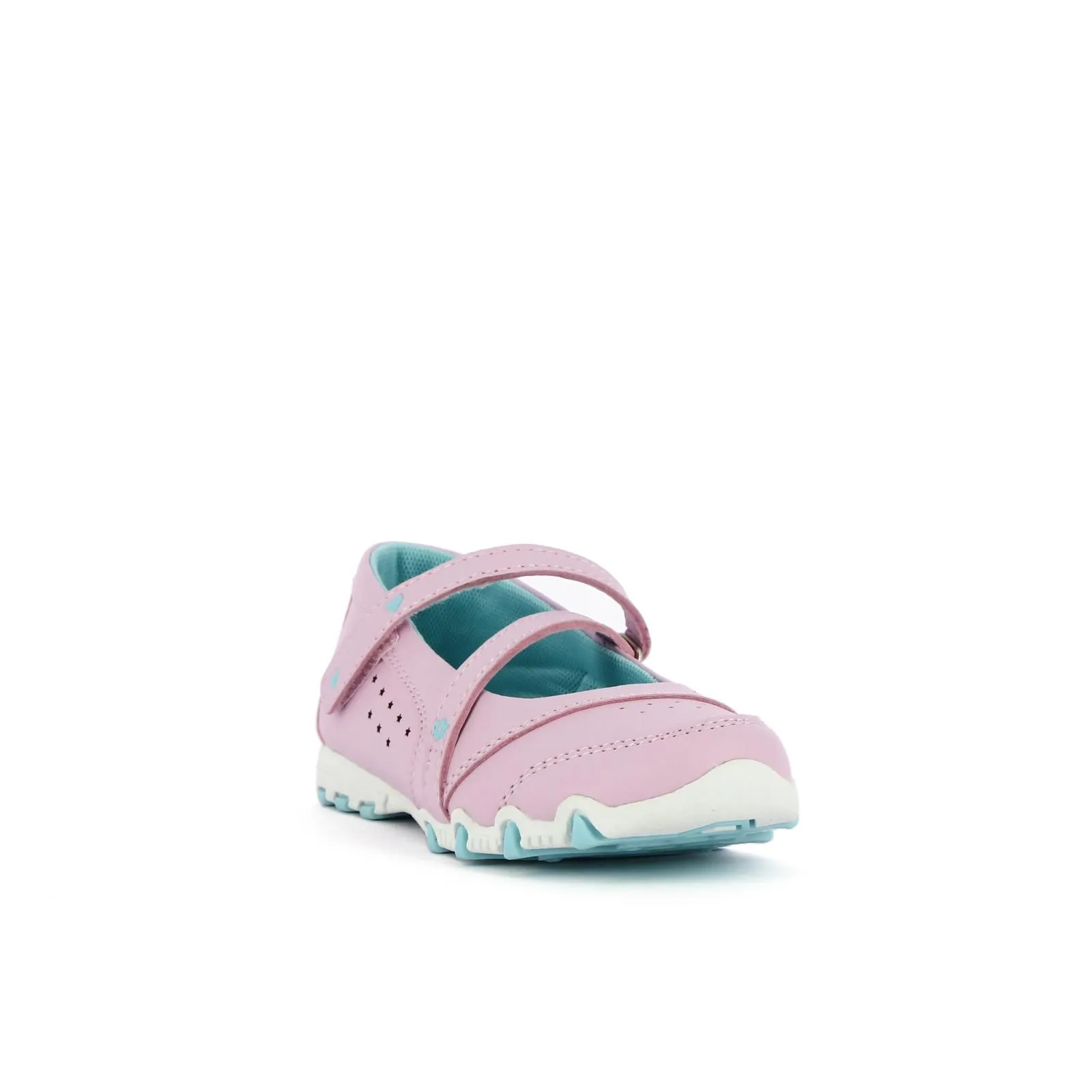 Ballerine sportive rosa da bambina con velcro