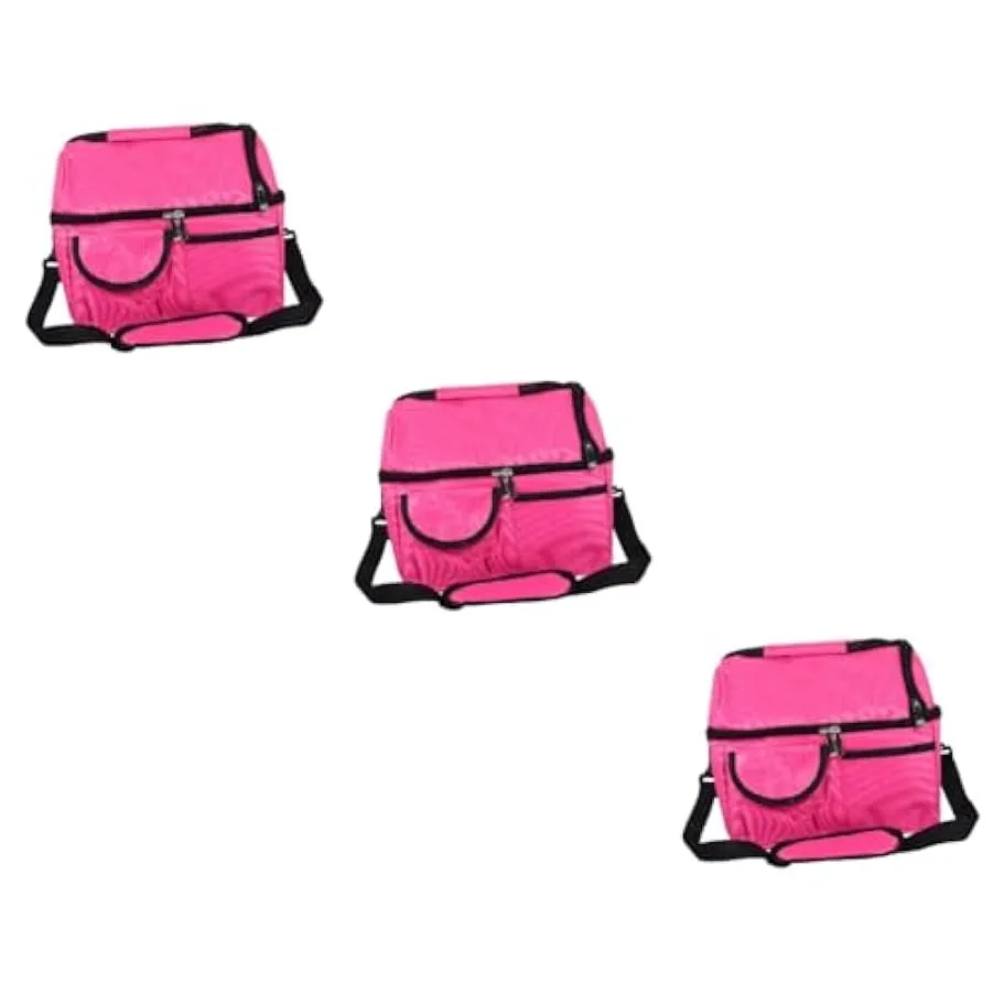 BESPORTBLE 3 Pezzi Sacchetto Isolante Bento Borsa Da Picnic Tote Borsa Termica Per Il Pranzo Borse Di Conservazione Del Calore B