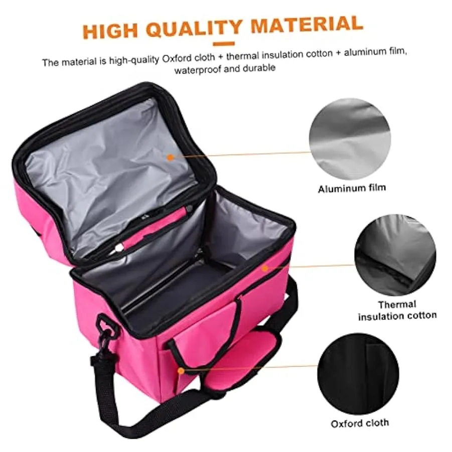 BESPORTBLE 3 Pezzi Sacchetto Isolante Bento Borsa Da Picnic Tote Borsa Termica Per Il Pranzo Borse Di Conservazione Del Calore B