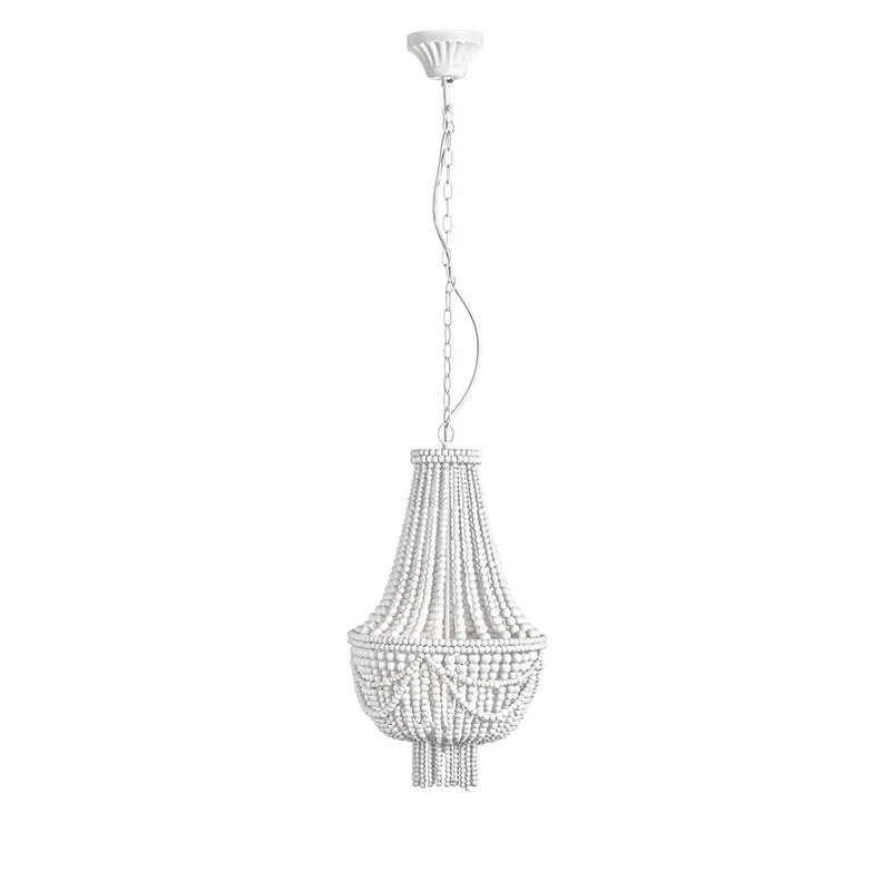 Bizzotto Lampadario Corona 2 luci gem bianco d30