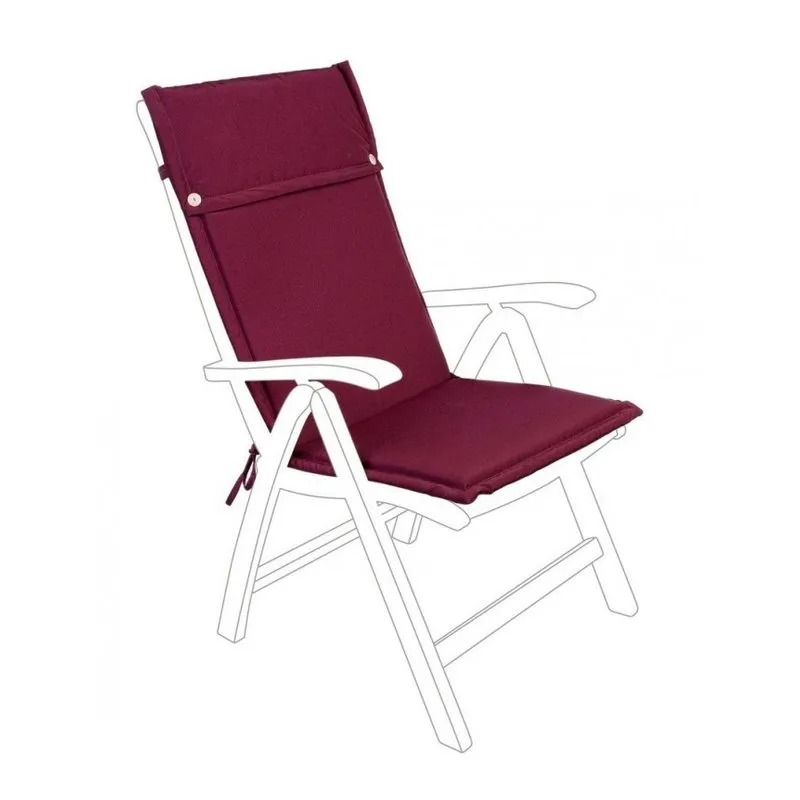 Bizzotto outdoor Cuscino poly180 bordeaux schien alto