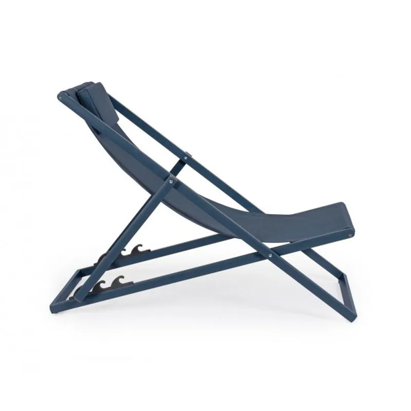 Bizzotto outdoor Set 4 sdrai Taylor navy