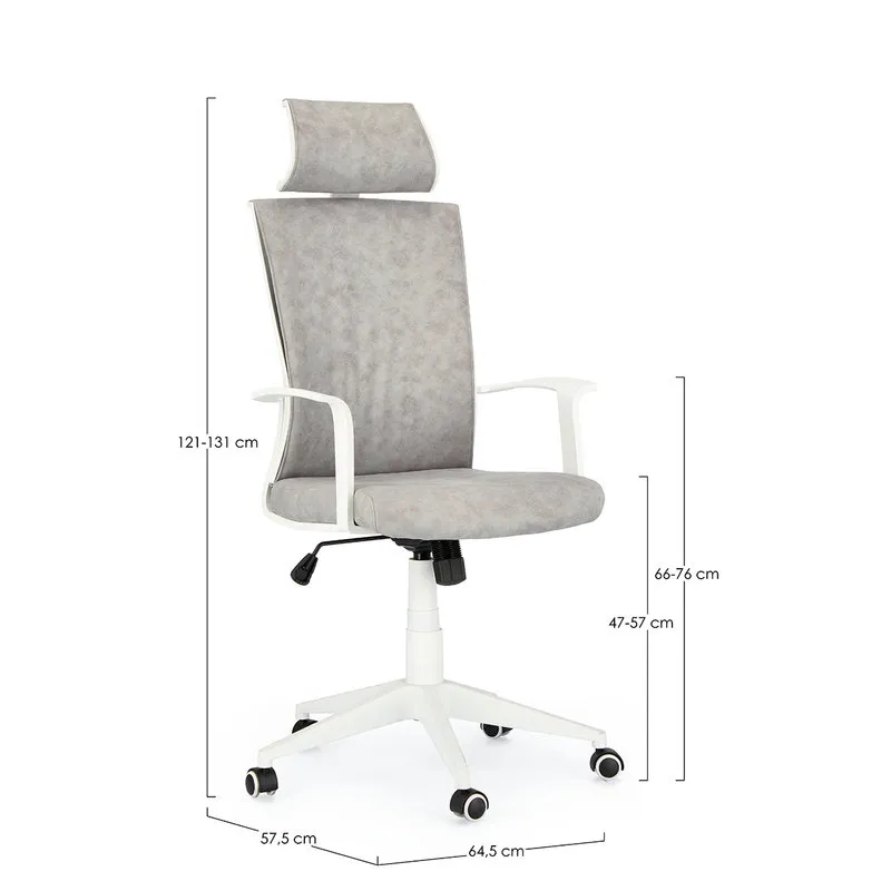 Bizzotto Poltrona ufficio Gordon grigio