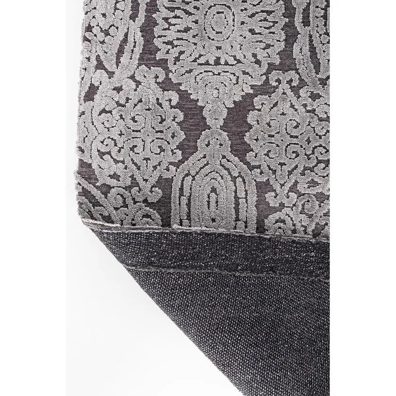Bizzotto Tappeto Delhi grigio scuro 160x230