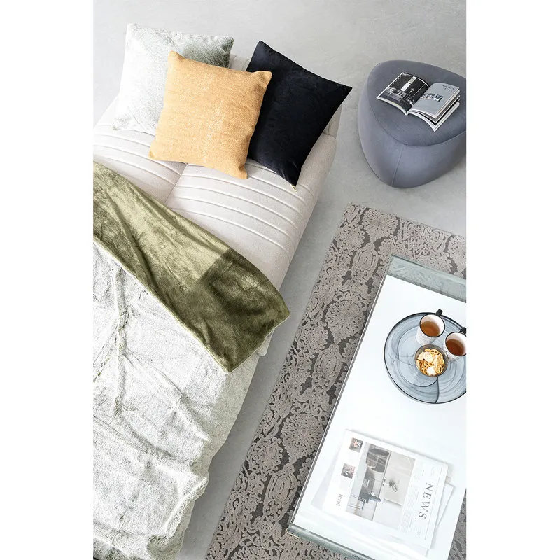 Bizzotto Tappeto Delhi grigio scuro 160x230