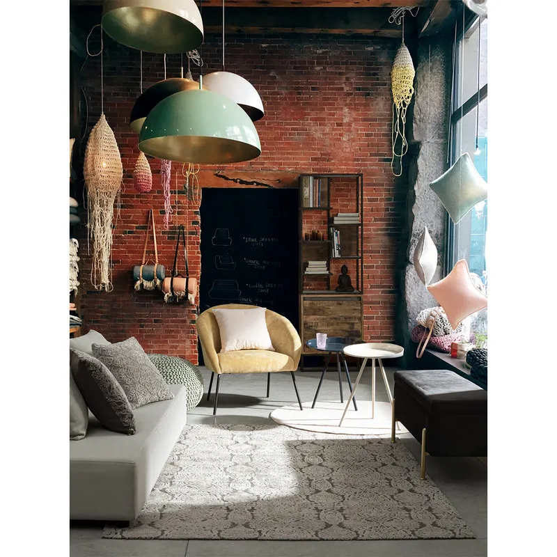 Bizzotto Tappeto Delhi grigio scuro 160x230
