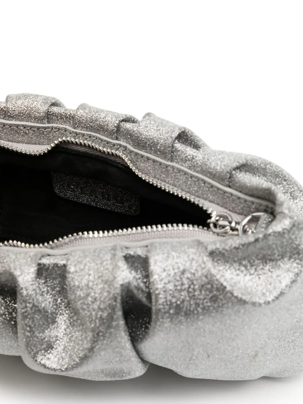 Borsa a mano Bean in argento - donna