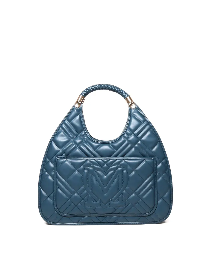 BORSA A MANO TRAPUNTATA