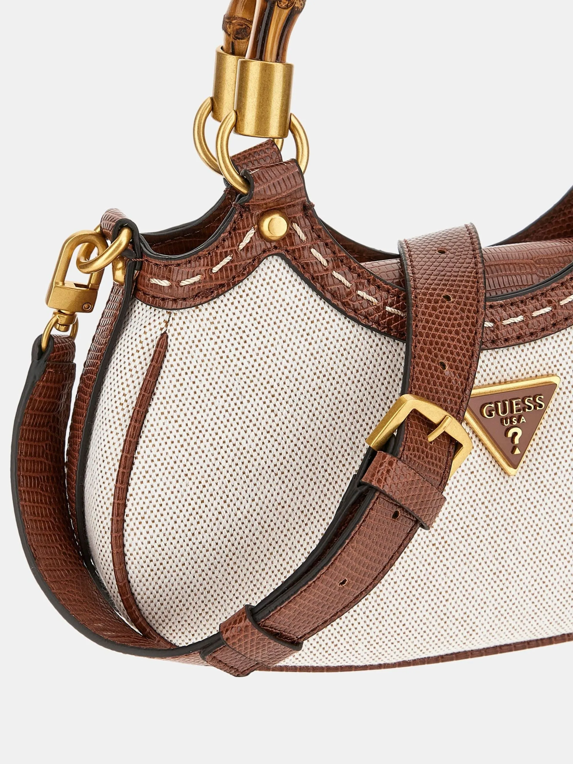 Borsa a mano zabry bamboo guess