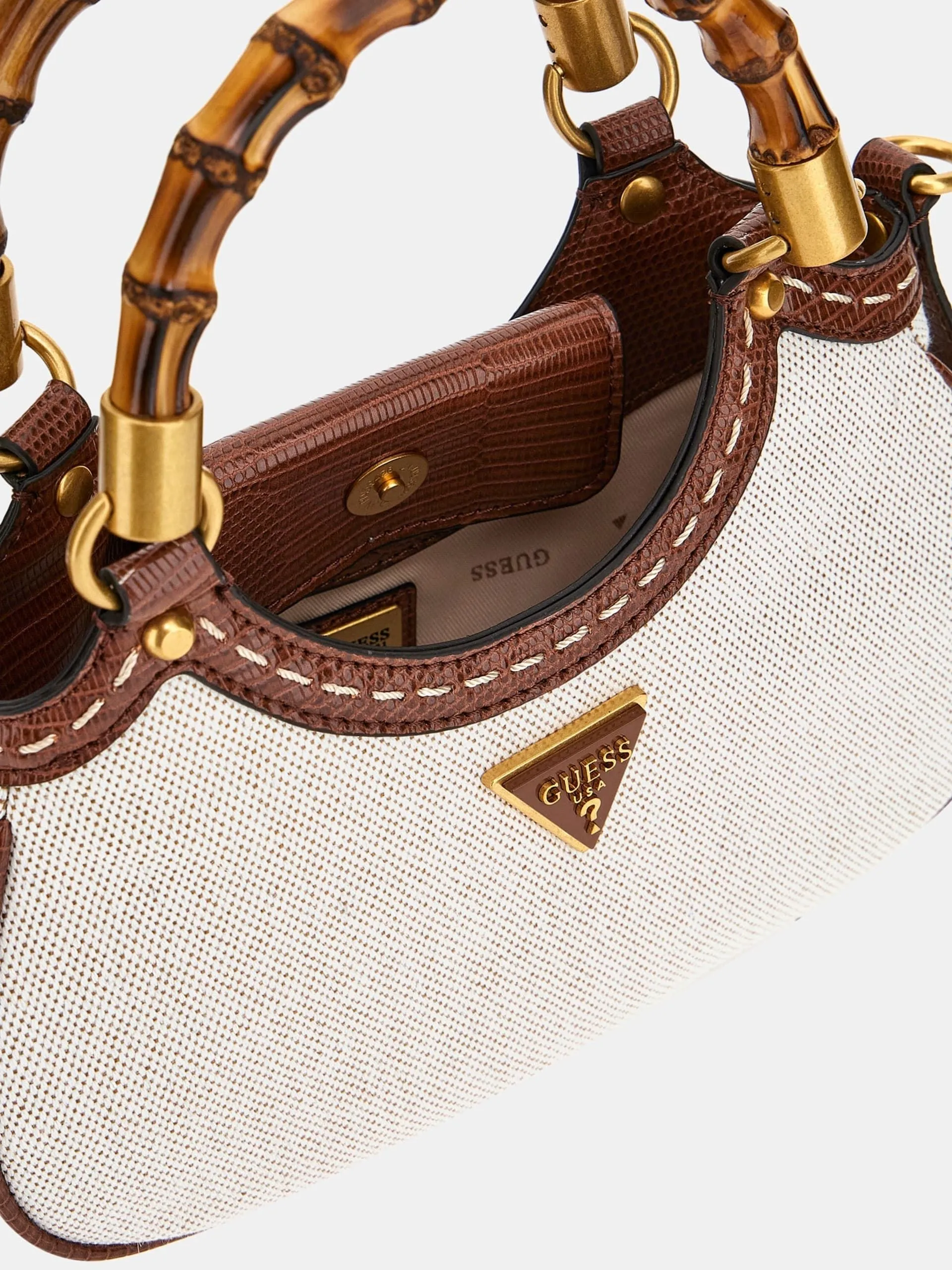Borsa a mano zabry bamboo guess