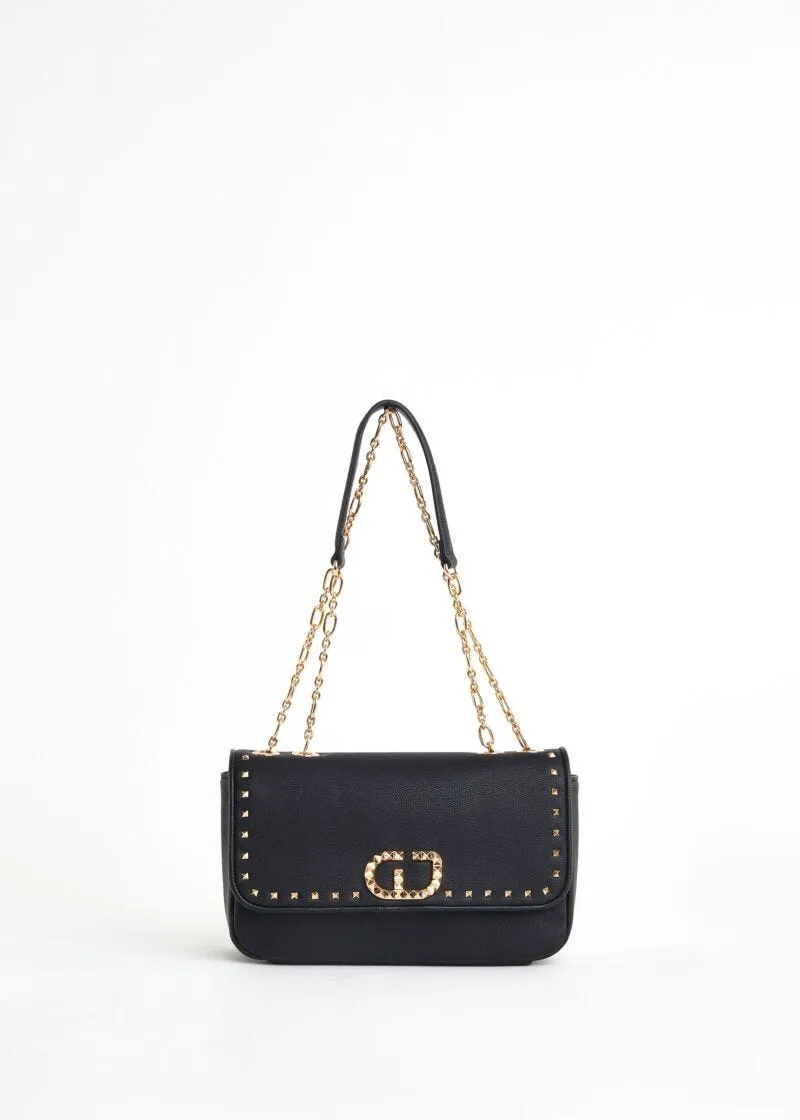 Borsa a spalla con borchie
