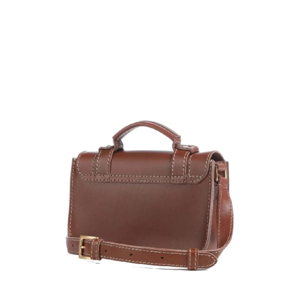 Borsa Donna Mini a Mano THE BRIDGE linea Ester in Pelle Marrone