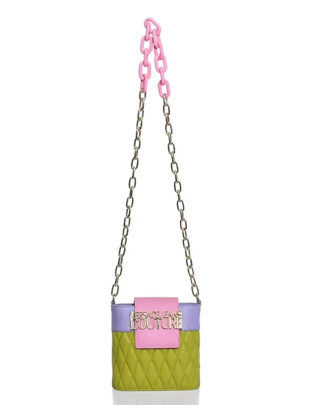 Borsa Secchiello con tracolla multicolor