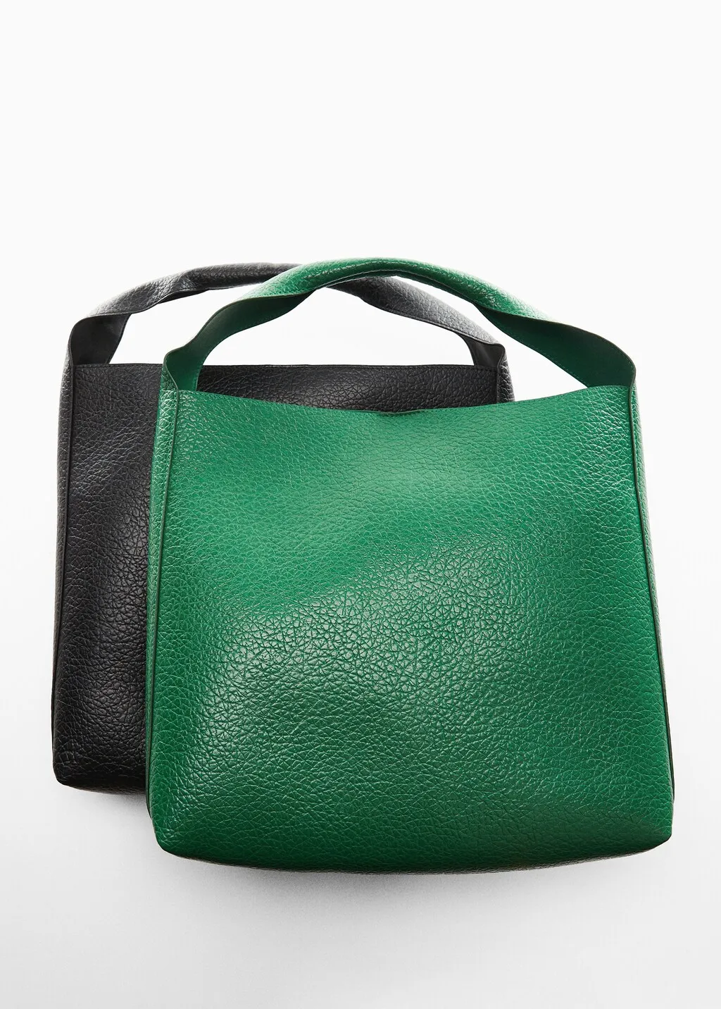 Borsa shopper effetto pelle