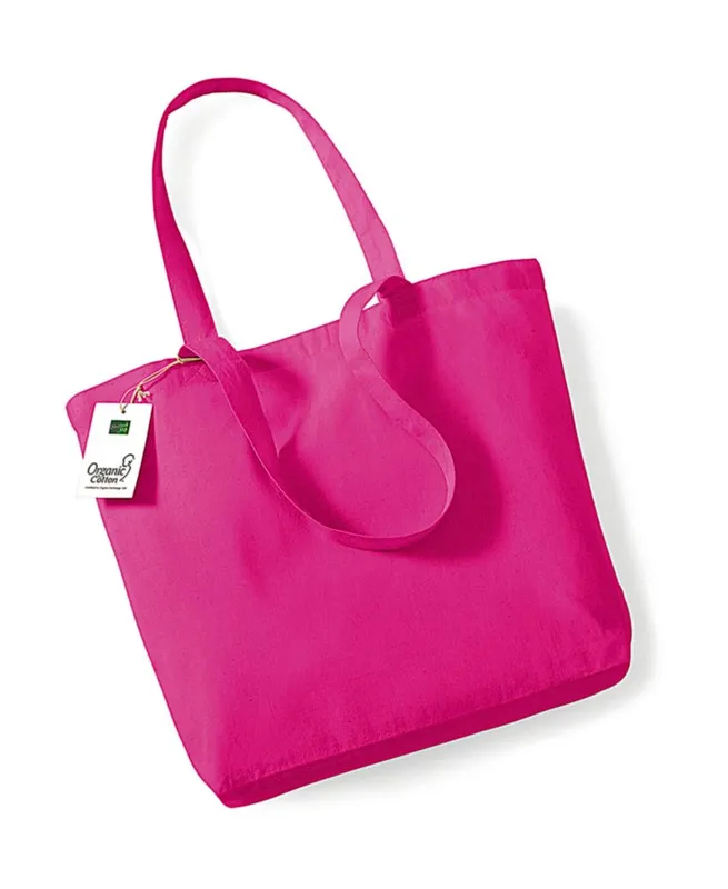 Borsa shopping biologica manico lungo