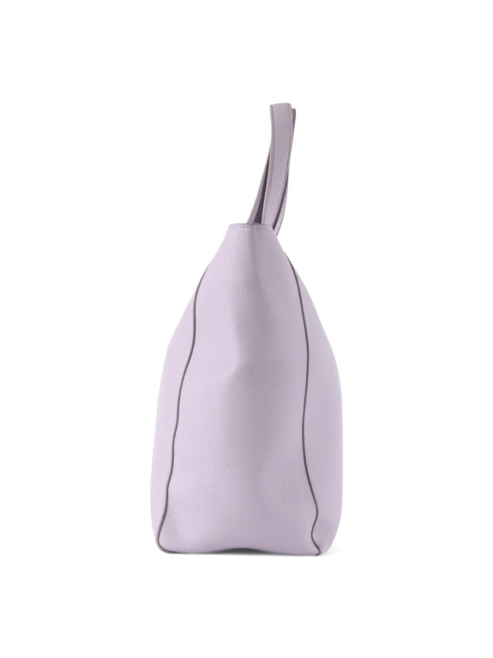 Borsa shopping effetto martellato con logo impresso