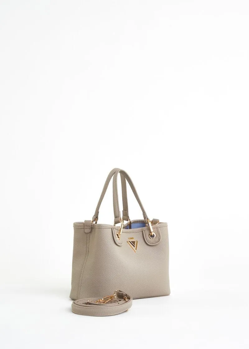 Borsa top handle in similpelle