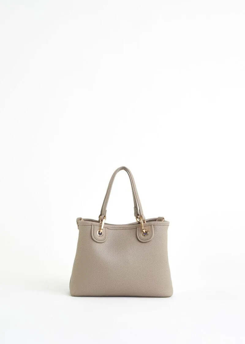 Borsa top handle in similpelle