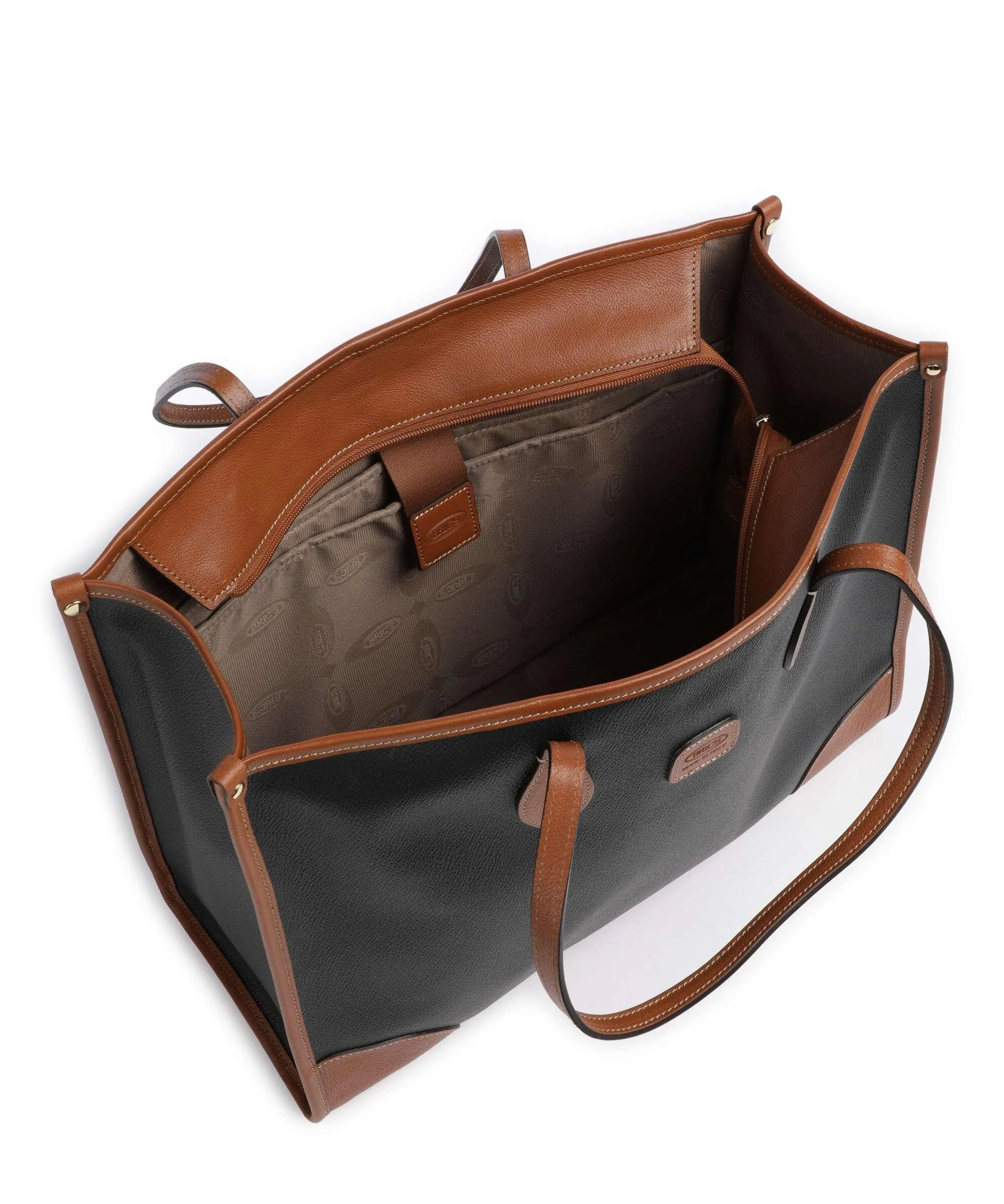  Brics Firenze Borsa shopper 14″ pelle sintetica nero  