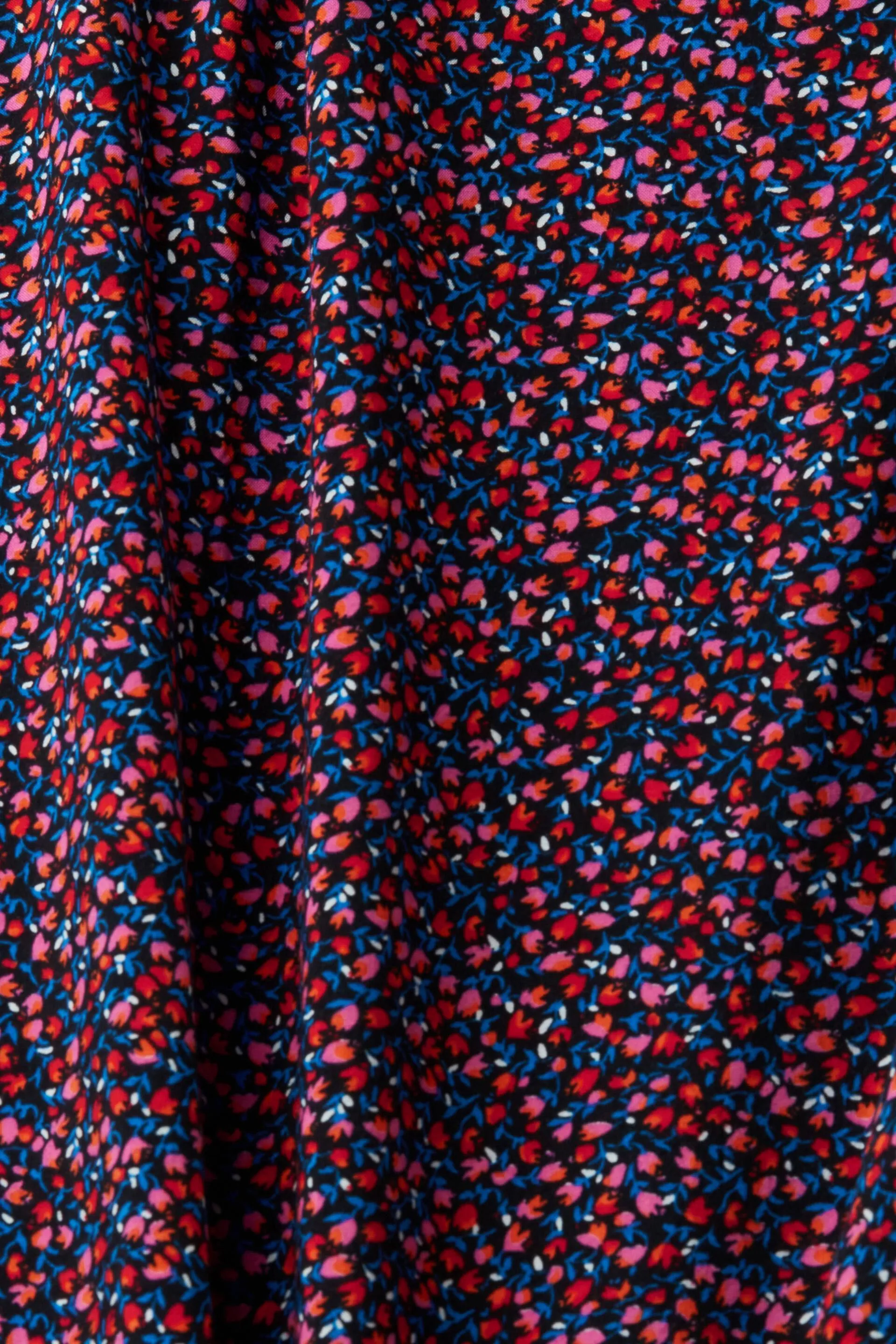 Camicetta con scollo a V con fantasia