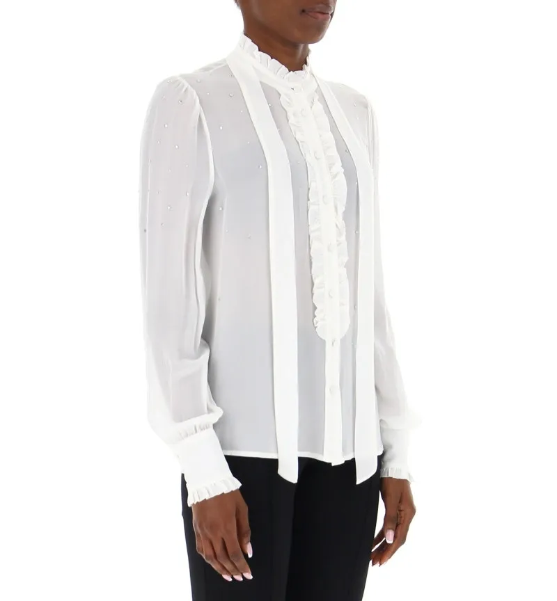 Camicia con strass