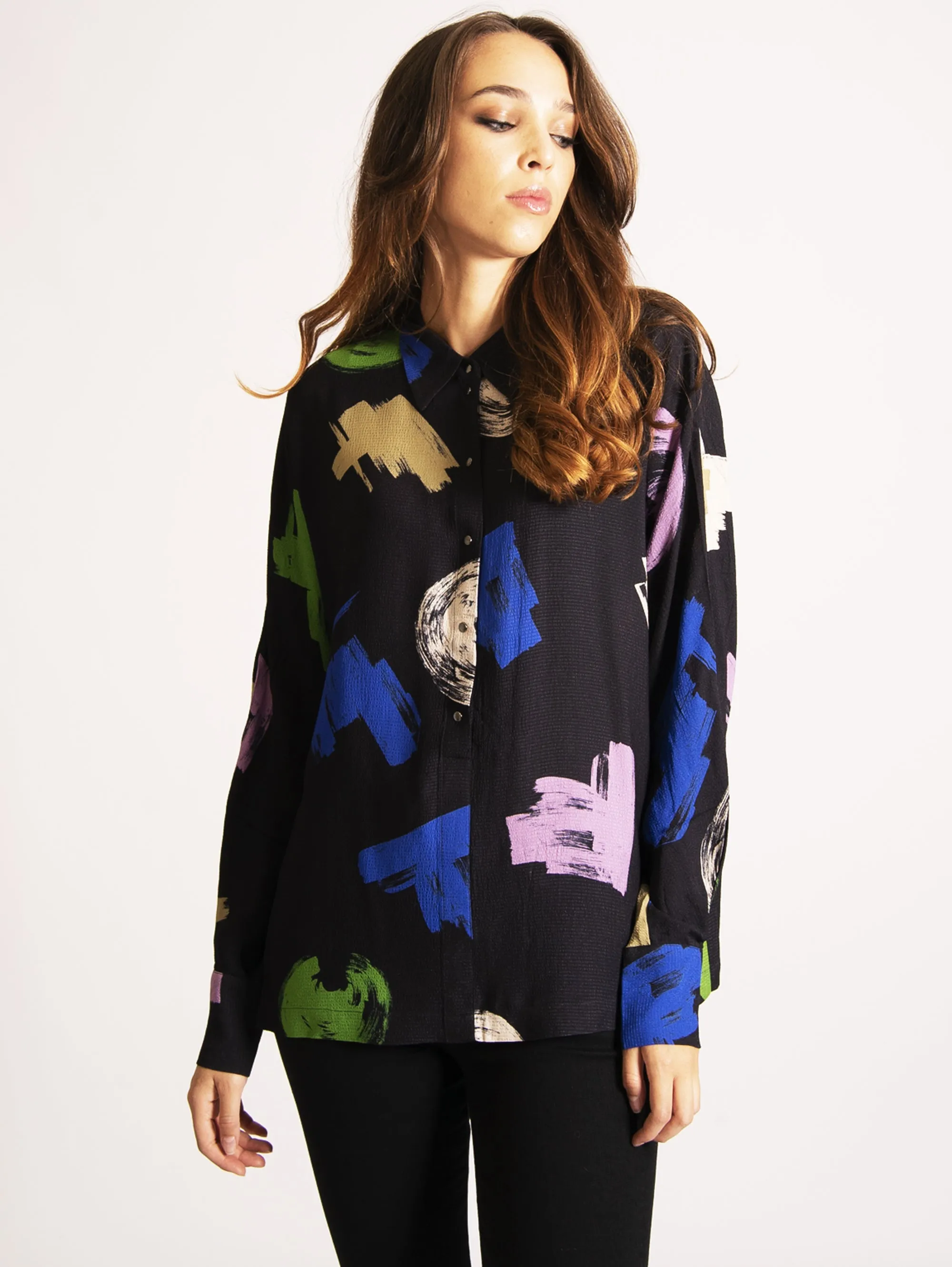 Camicia Over Size Multicolor