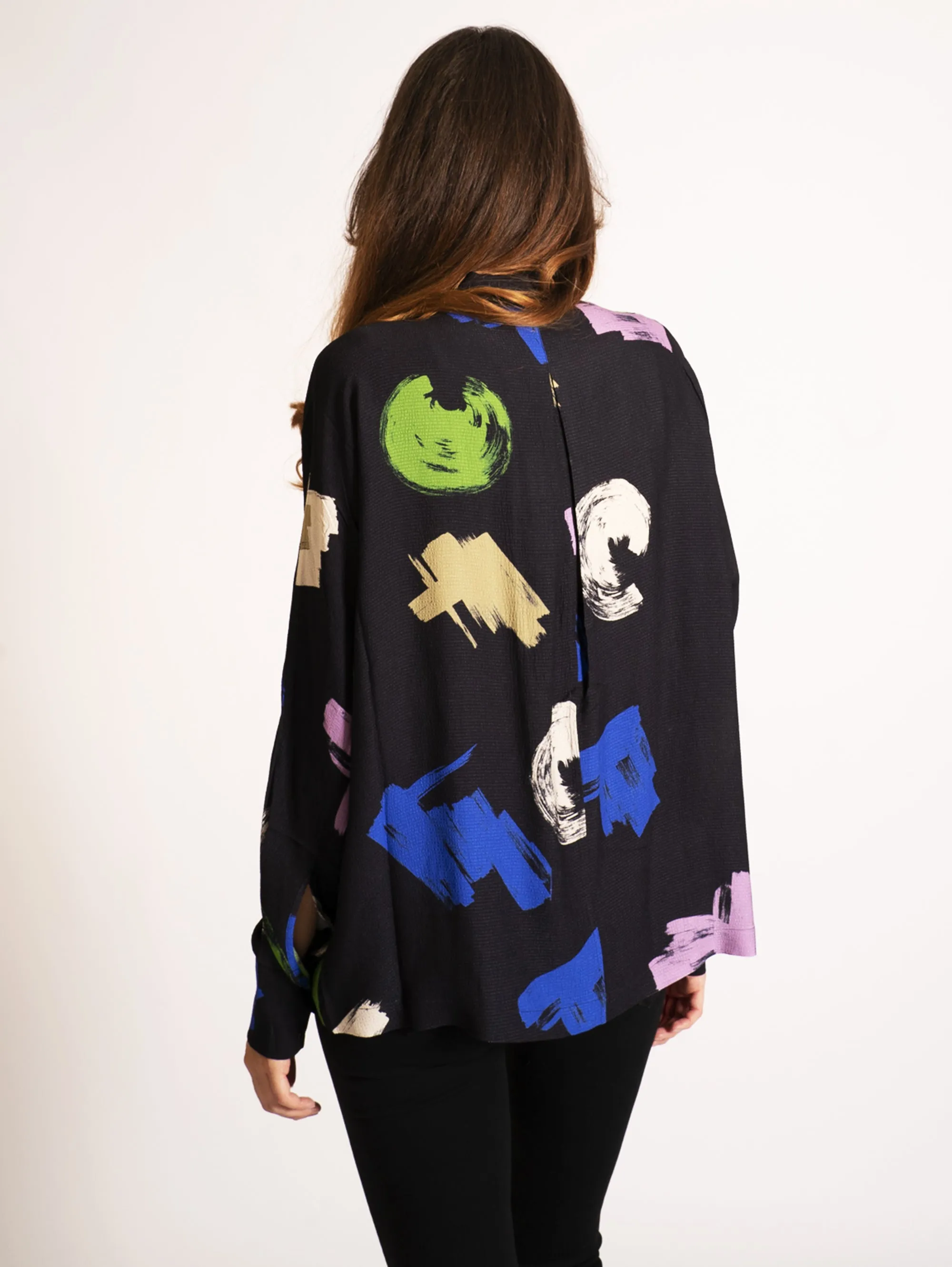 Camicia Over Size Multicolor