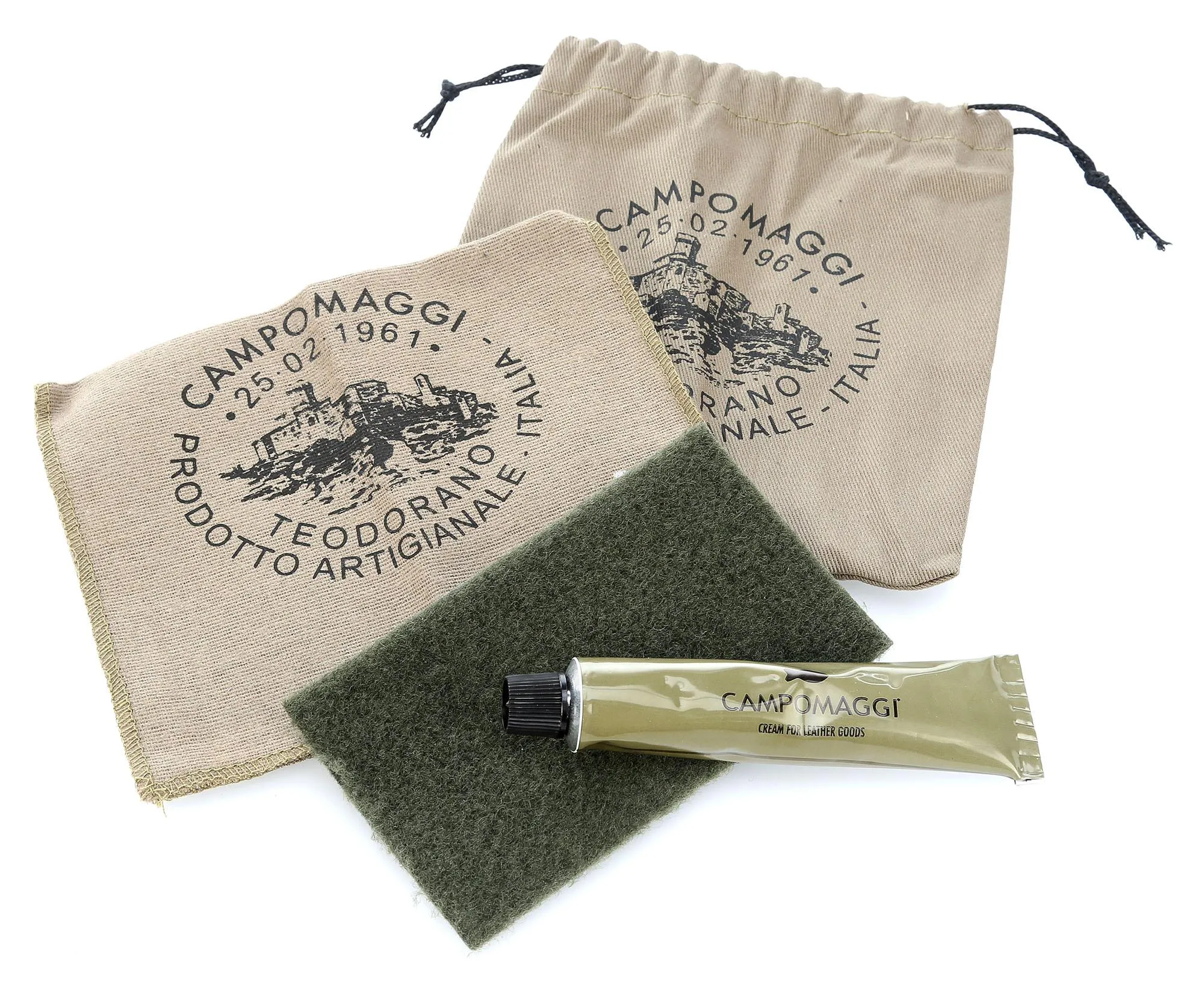  Campomaggi Borsa shopper cotone, pelle di vacchetta grana grigio scuro  