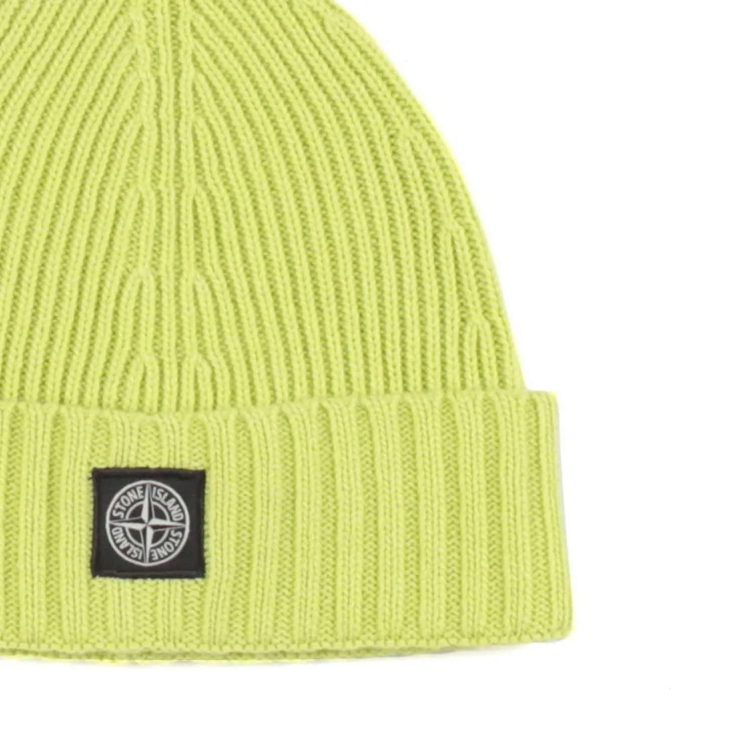 Cappello Di Lana Lime A Coste
