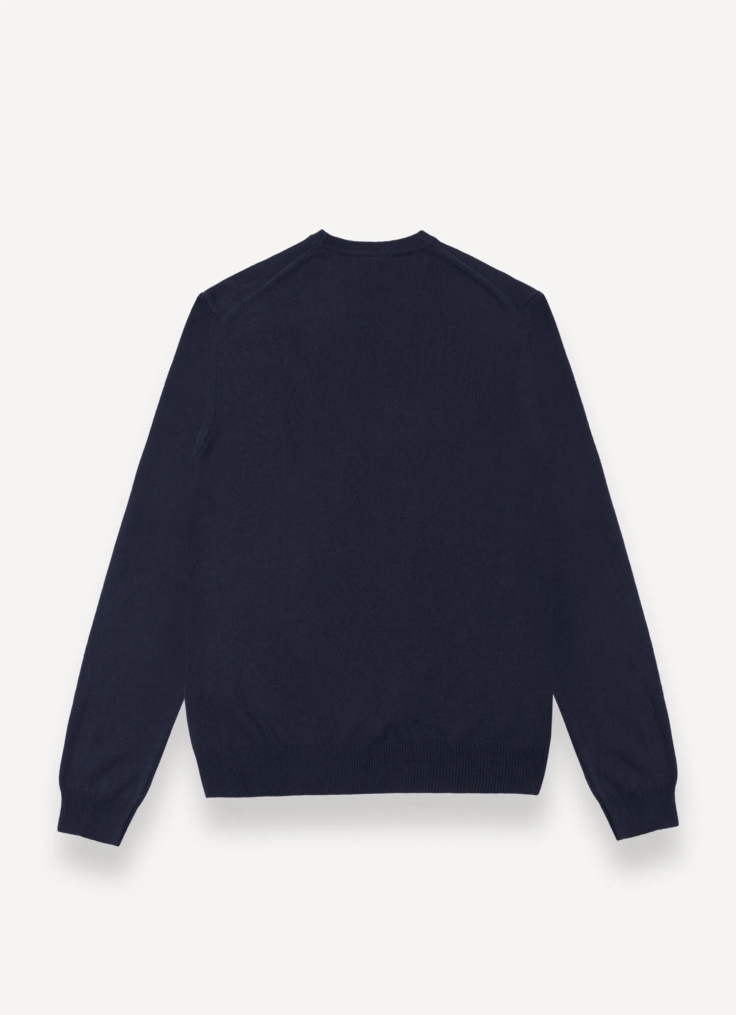Cashmere-blend stockinette-stitch pullover
