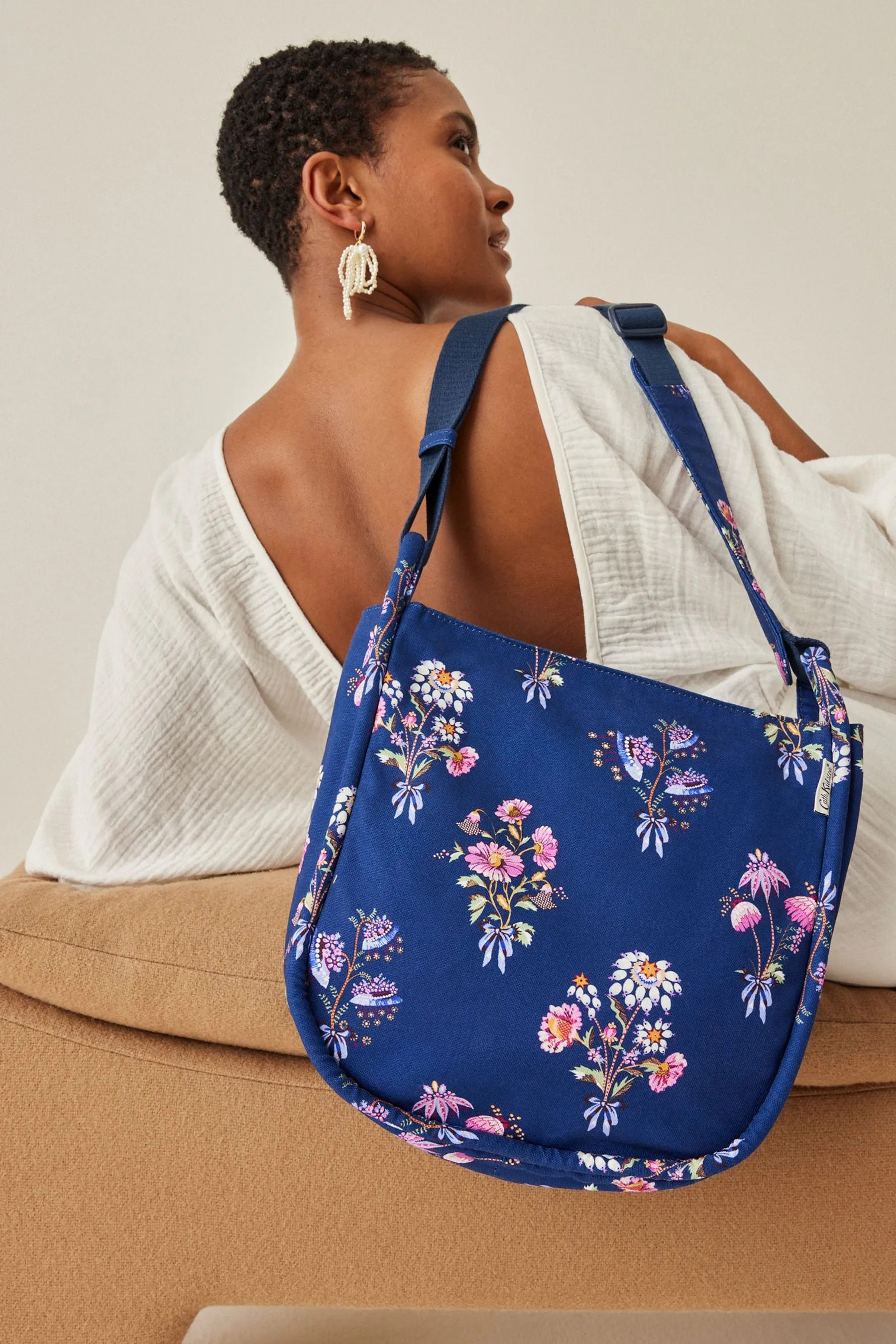 Cath Kidston - Borsa messenger Borsa grande curva