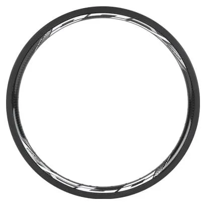Cerchio anteriore in carbonio Excess XLC 507X30 mm 36 fori Nero