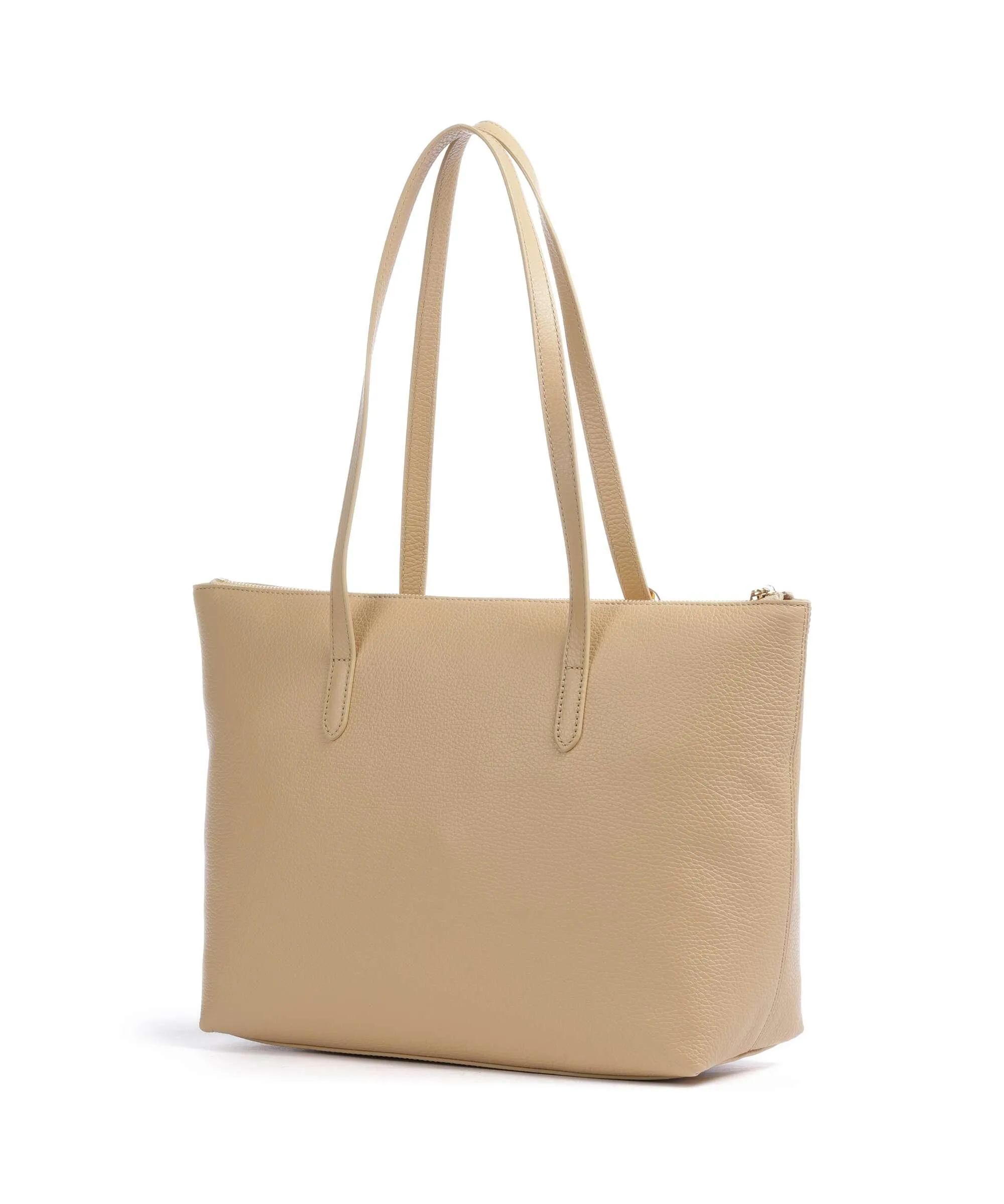  Coccinelle Gleen Borsa shopper pelle di vacchetta grana beige  