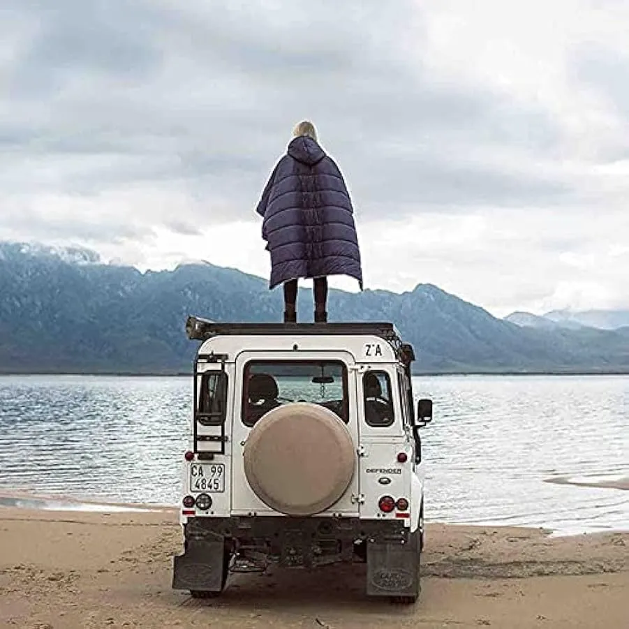 Coperta da Viaggio Portatile da Campeggio all’aperto per Adulti Sacco a Pelo indossabile per Tutto Il Corpo in climi Caldi e Fre