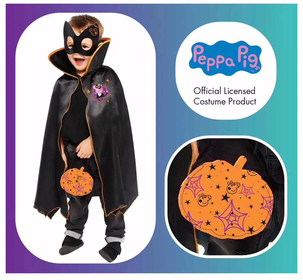 Costume di Halloween di Peppa Pig per bambini