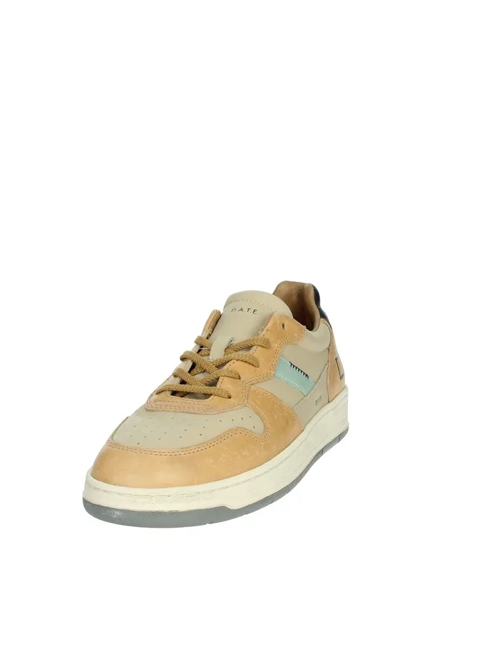 D.A.T.E.  SNEAKERS BASSA M391-C2-PO-BI CUOIO