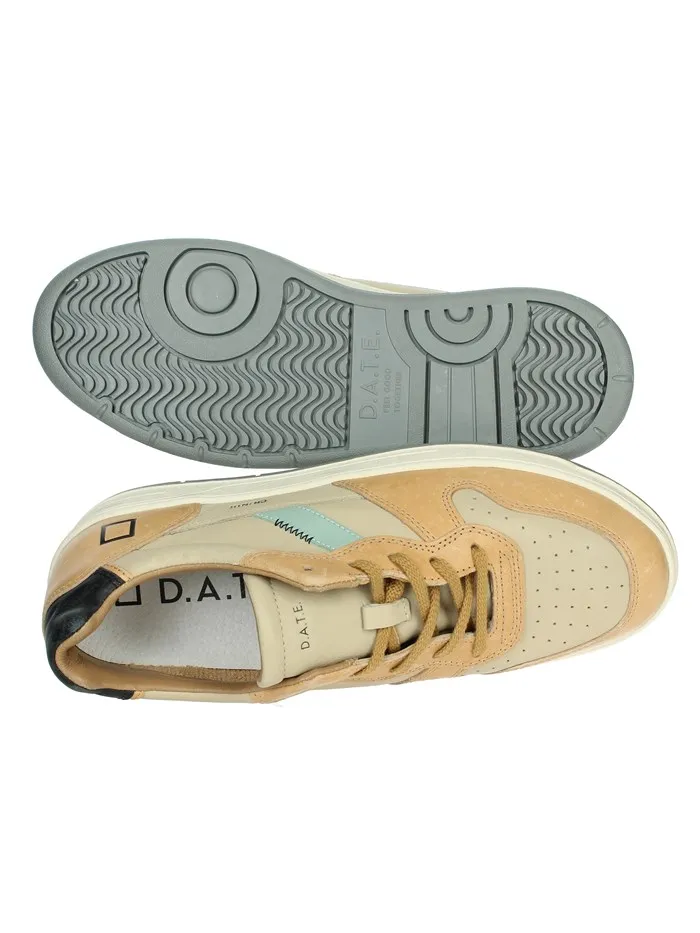 D.A.T.E.  SNEAKERS BASSA M391-C2-PO-BI CUOIO