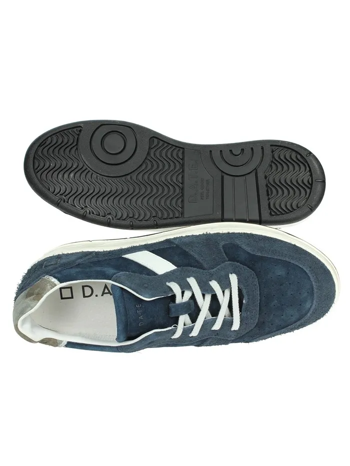 D.A.T.E.  SNEAKERS BASSA M391-C2-PO-BL BLU