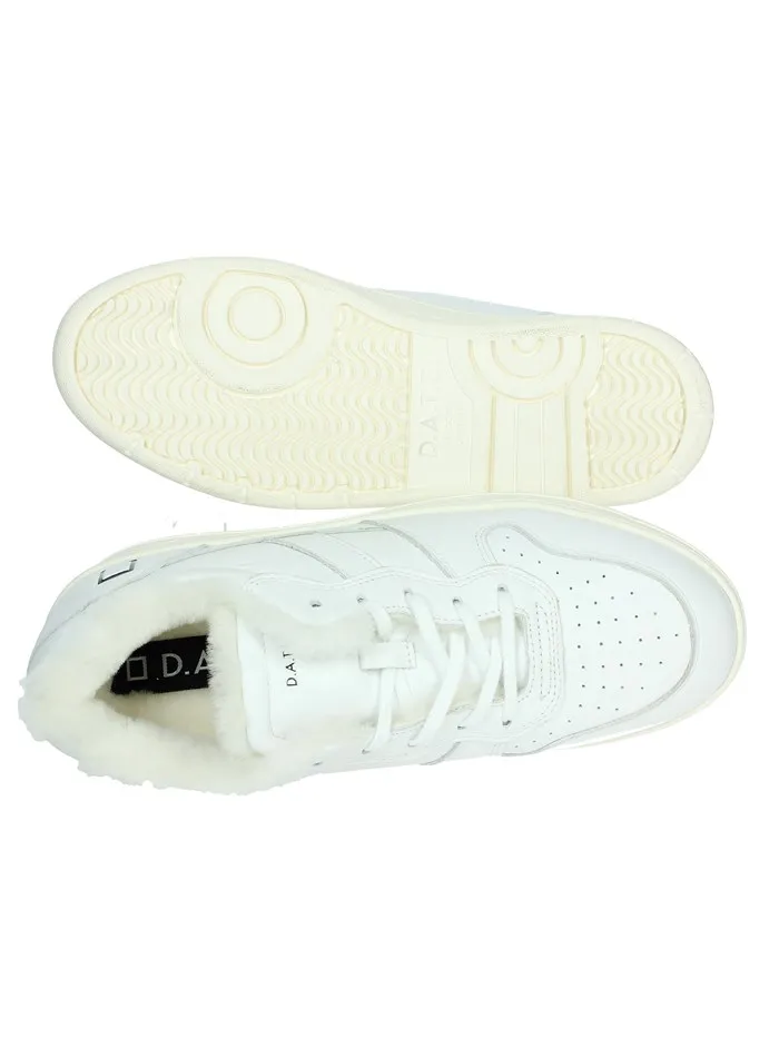D.A.T.E.  SNEAKERS BASSA M391-C2F-MN-WH BIANCO