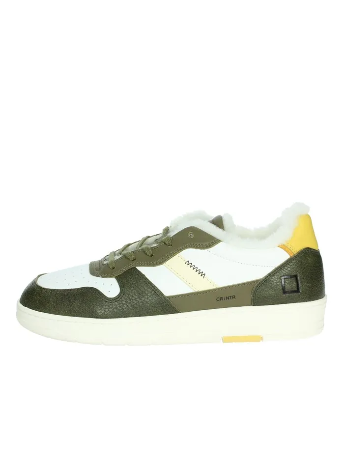D.A.T.E.  SNEAKERS BASSA M391-C2F-NT-WA BIANCO/VERDE