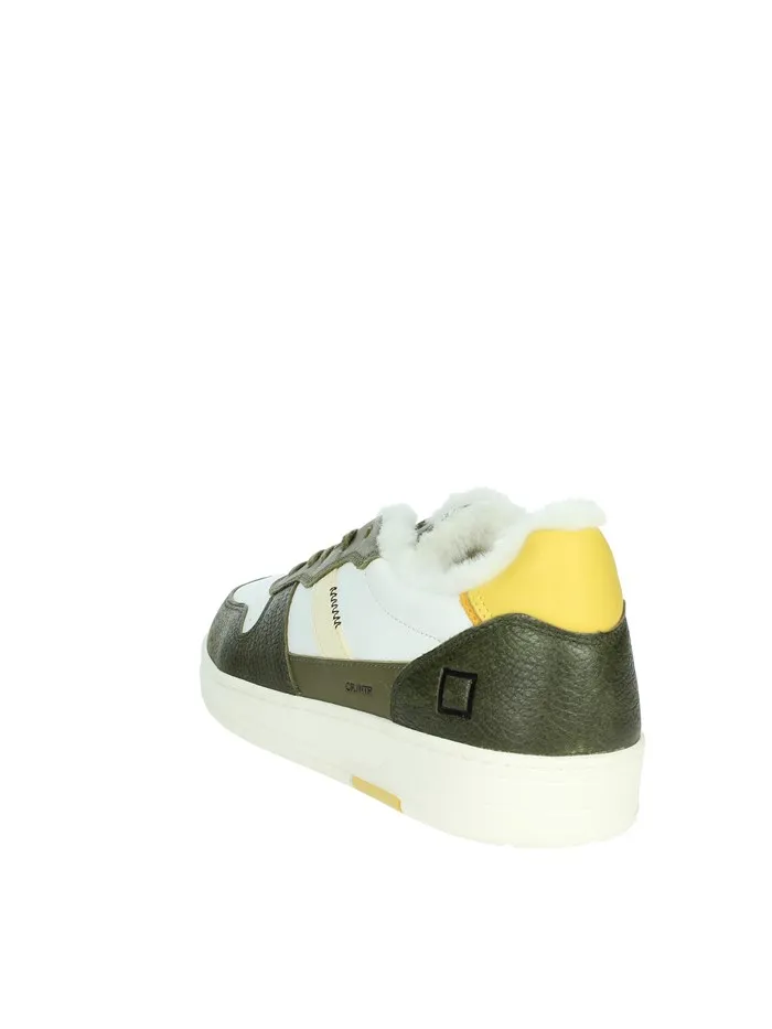 D.A.T.E.  SNEAKERS BASSA M391-C2F-NT-WA BIANCO/VERDE
