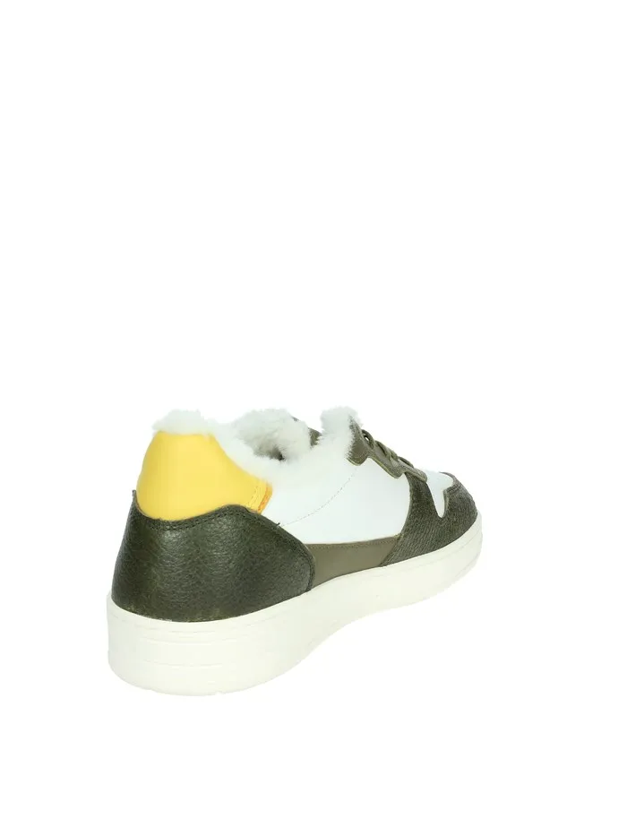D.A.T.E.  SNEAKERS BASSA M391-C2F-NT-WA BIANCO/VERDE